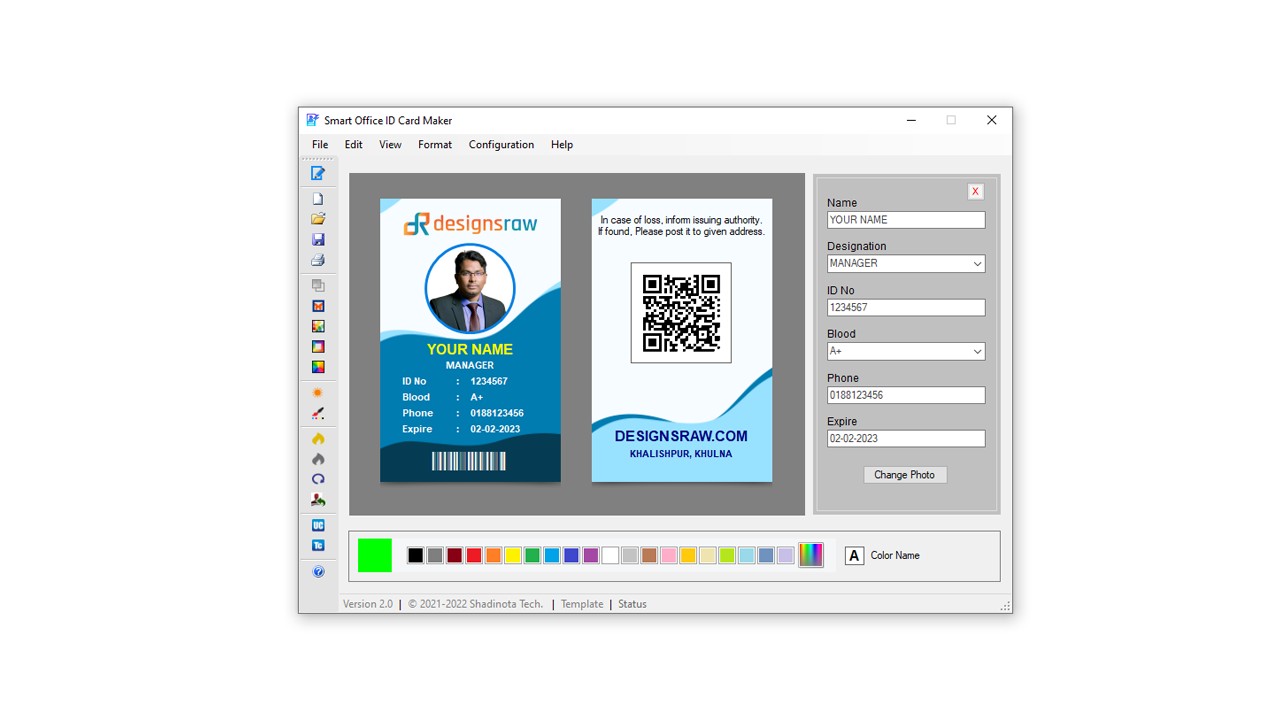 Smart Office ID Card Maker Professional ID Card in Minutes by